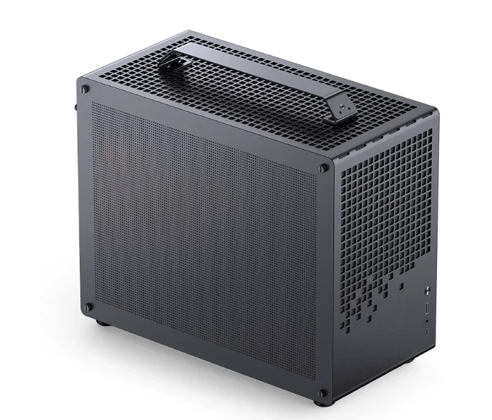 Z20 MATX Handle Chassis with MESH Left Panel, Compact Portable Mini Tower PC Case for Gaming and Home Office Build