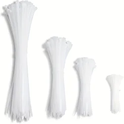 100Pcs Nylon Cable Ties Self-locking Cord Ties Straps Adjustable Cables Fastening Loop Home Office Wire Zip Ties Wholesale