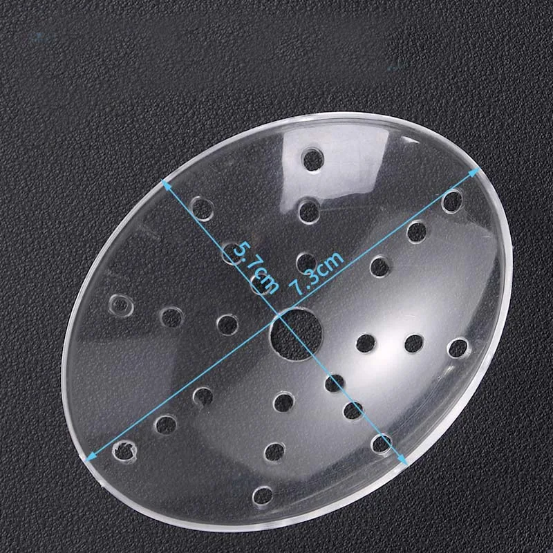 Eye protection eye shield Breathable single eye shield Porous plastic transparent eye shield Ophthalmic oval eye shield