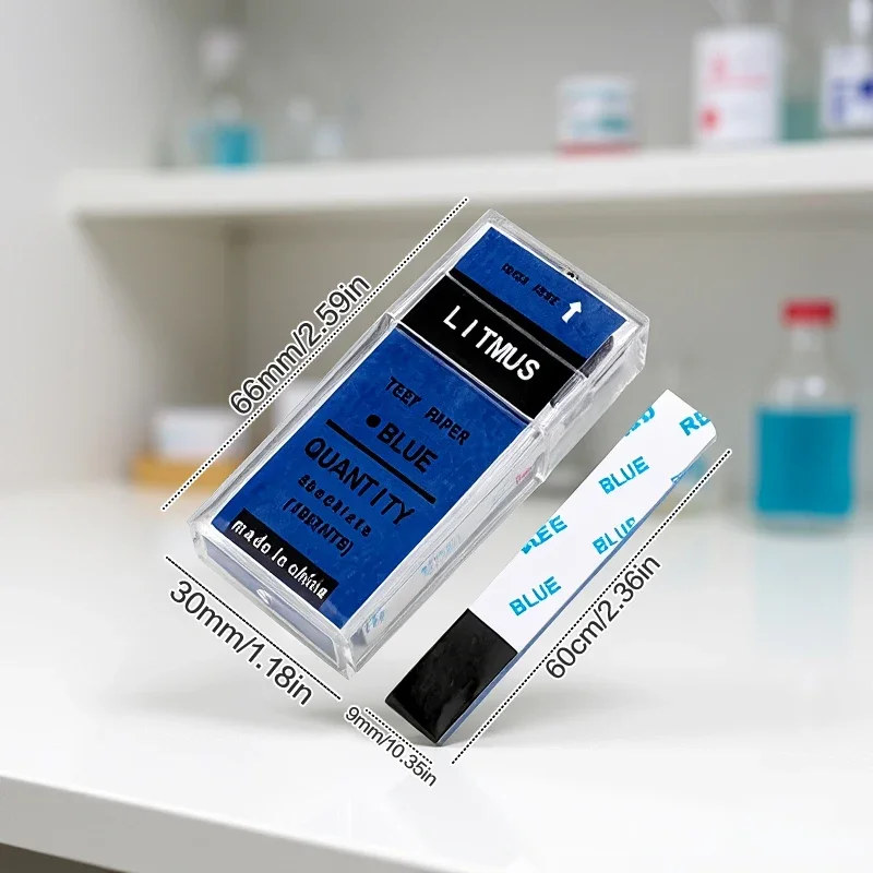100 Strips/Box PH Test Strips Red/Blue Litmus Paper Acid Alkali Test Paper For Water Soil Laboratory Acid Alkaline Detection