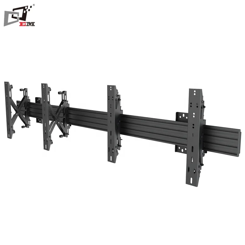 Unlimited Flexible Micro-adjustable Video Wall TV Mount For Dual Screen