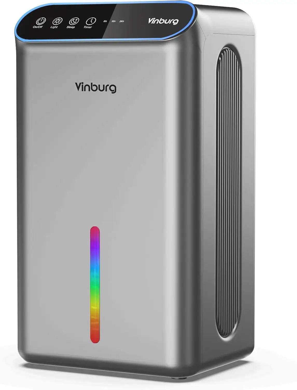 

Quiet Dehumidifier for Basement, Home, Bedroom, Bathroom - 85 OZ, 800 sq ft Coverage with Auto Shut-Off and Timer