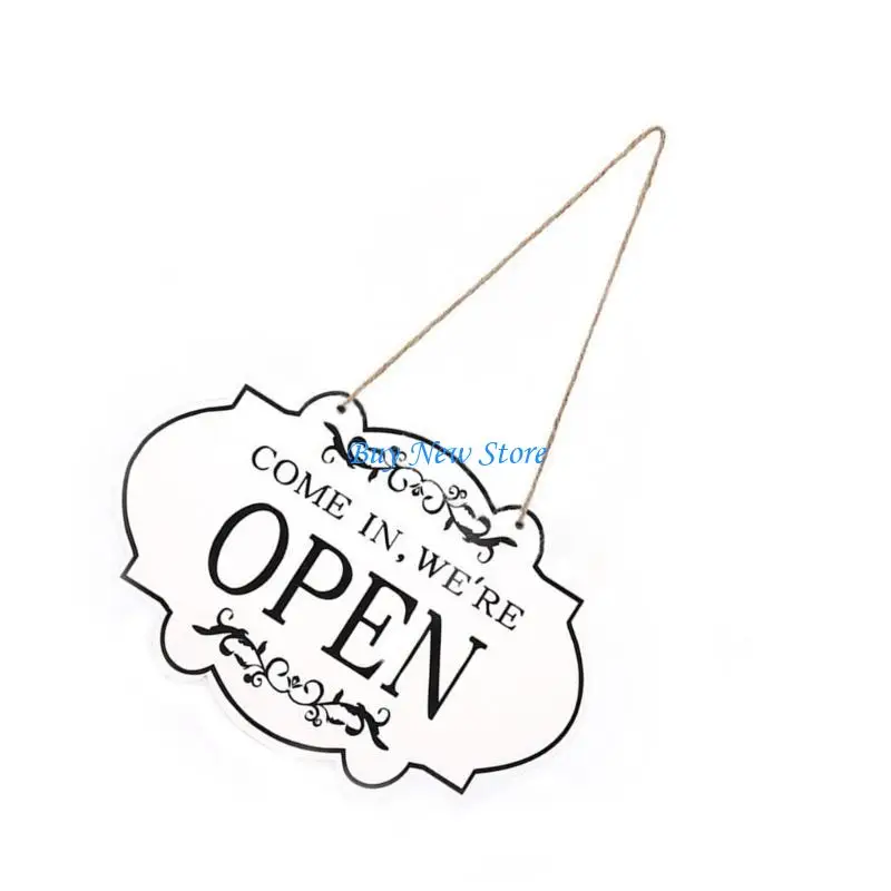 

20CE Open Closed Sign for Window or Door Double-Side Open Closed Sign Business Open Closed Hanging Signs for Shop Cafe
