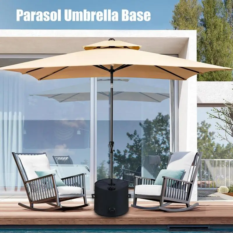 Outdoor Sunshade Parasol Umbrella Base Canopy Weight Bag Beach Sun Shade Tent Sandbag Umbrella Base Weight Bag Umbrella Stand