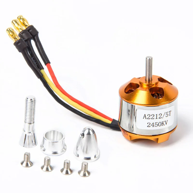 New Xida Xxd A2212 Kv930 1000 1400 2200 2450 A2217 Kv1250 Kv2300 Brushless Motor For  Rc Model Airplane Fixed Wing Multi Axis