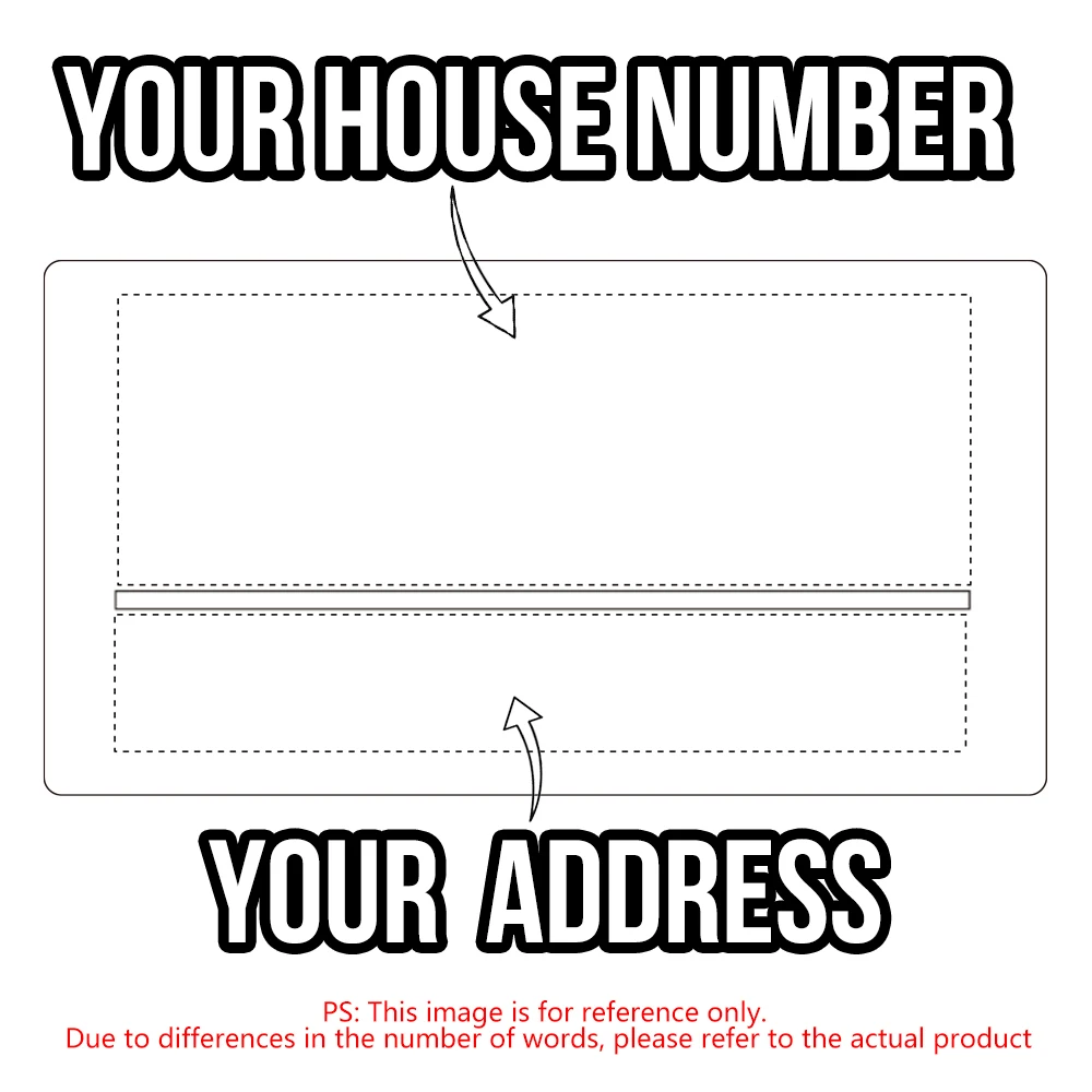 مخصص رقم المنزل علامة شخصية ضوء الخارجي LED ضوء البيت اللوحة ثلاثية الأبعاد القطع بالليزر الشارع اسم العائلة لافتة للباب هدية #5