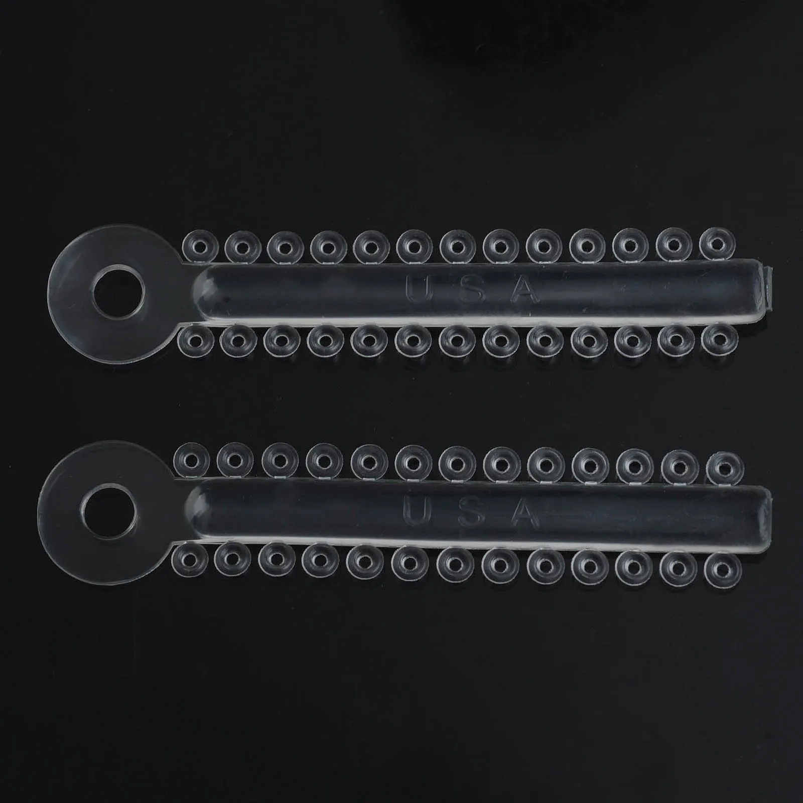 5 Packungen AZDENT Dental Orthodontic Ligaturen, transparent, 1014 Stück/Packung, elastische Bänder, transparente Farbe, Zahnmedizinmaterial – Detail 4