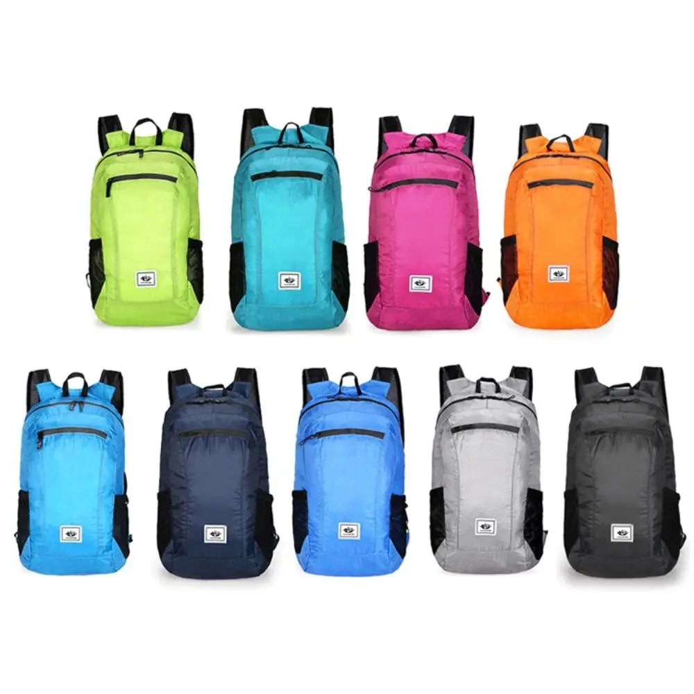 

Waterproof Folding Mountaineering Bag Ultralight Foldable Canvas Backpack 20L Large Capacity Rucksacks Daypack