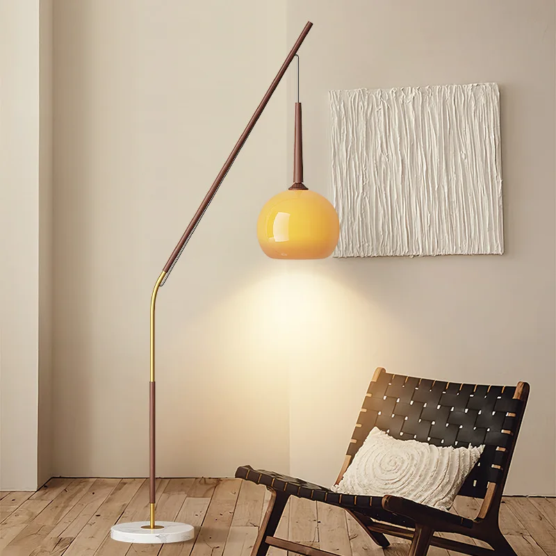 Medieval ins wind reading lamp Nordic living room sofa bedroom bedside floor lamp homestay floor lamp