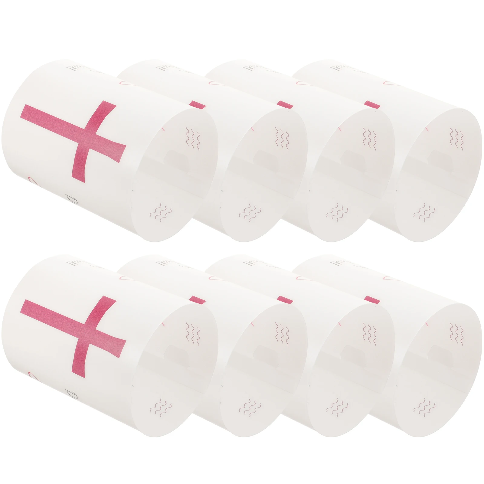 

8 Pcs Shades Decorative Lamp Covers Blue Plastic Windproof C Holders Cylinder Shades Plastic C Cover Home Decor