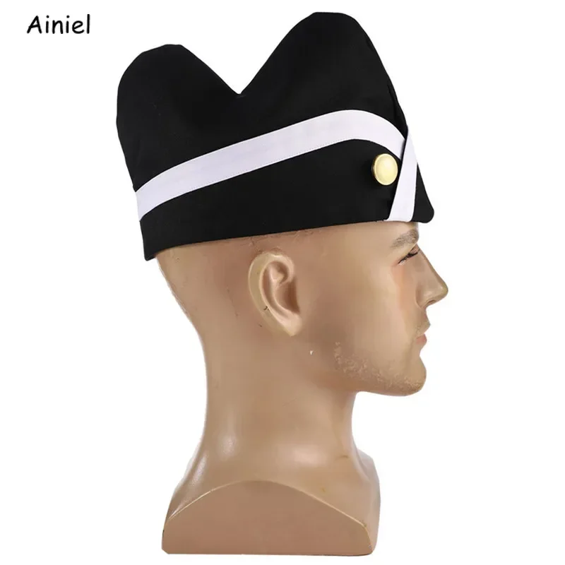 Caliente Cosplay Ghana bailando Pallbearers sombrero negro cinta divertido vestido funerario baile ataúd gorra sombrero equipo exhibición accesorios de baile