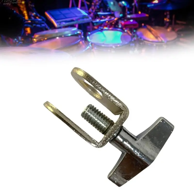Portable Bass Drum Clamp Easy Transport Extension Clip Metal Cowbell Clamp Metal Texture Suitable for Musicians