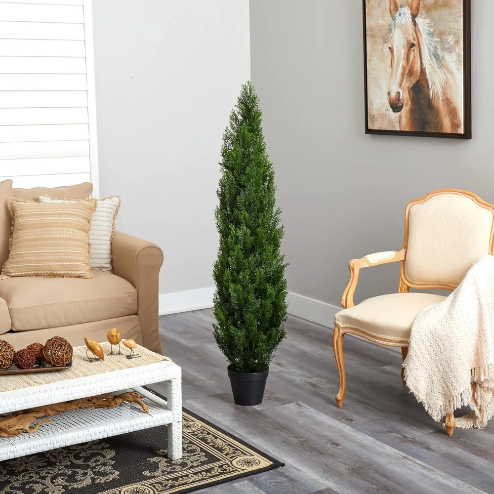 

Near Natural 5291 5 Feet. Mini Cedar Pine Tree (Indoor/Outdoor), Green, 5 '