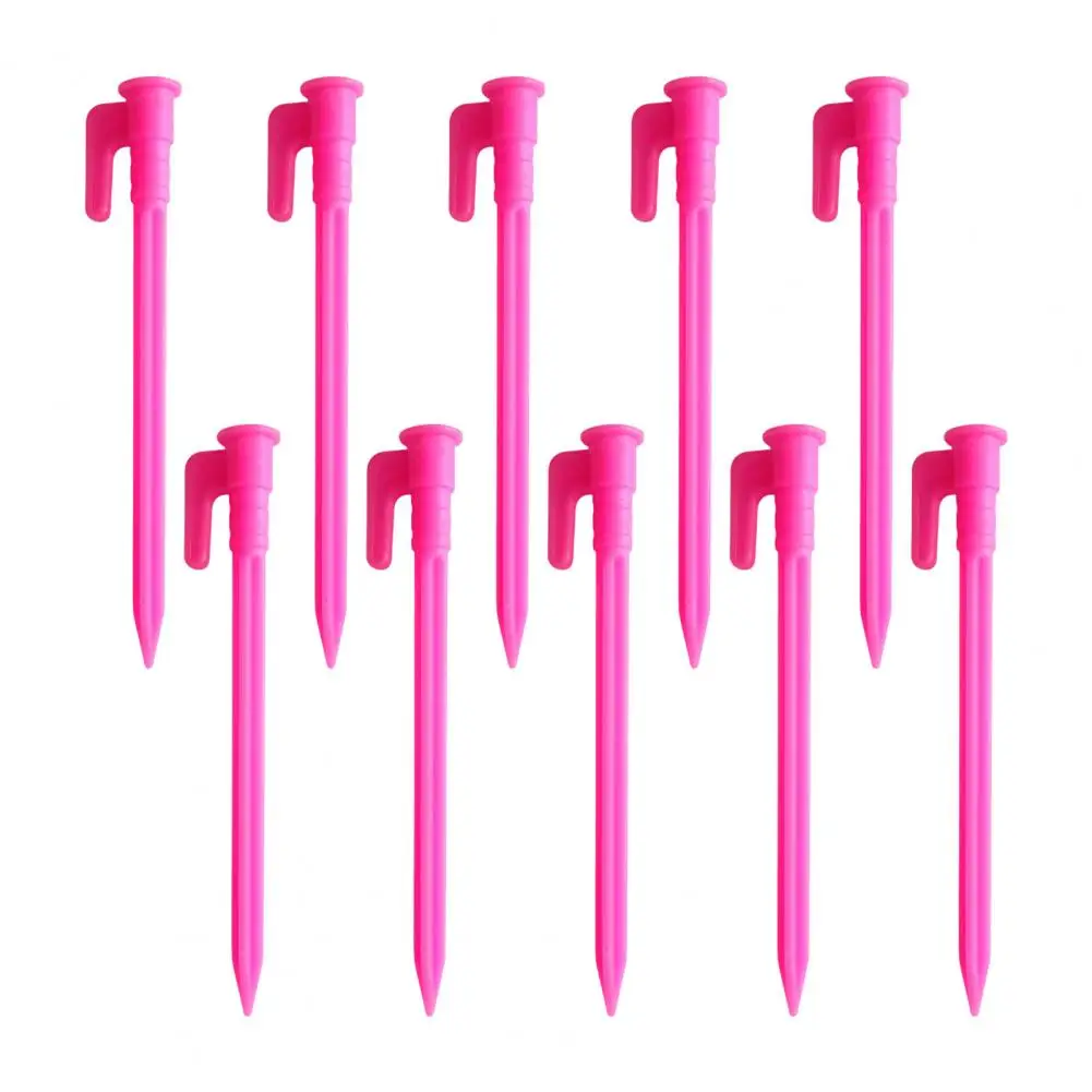 

Tent Stakes Set Tent Ground Spike Heavy Duty Camping Tent Stakes for Outdoor Garden Patio Lawn 10 Pack Windproof Ground for Tarp