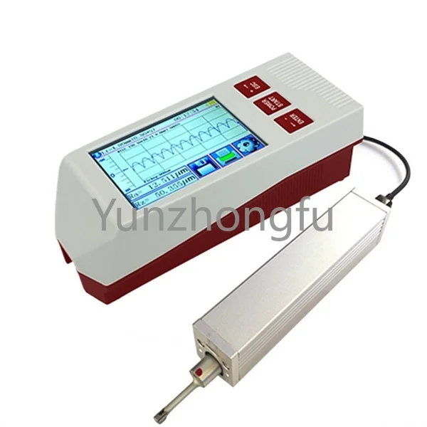 Portable Surface Roughness Tester HXSRT-500 Instrument with Groove Sensor NDT Testing Surface Probe for All Metals/Non-metals