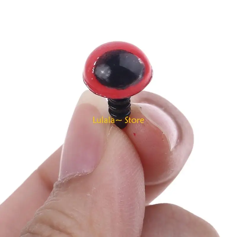 

Y4QA 50 шт./компл. для треугольного носа, круглые защитные глаза с шайбами ​​для медведя, куклы, игрушки, аксессуары