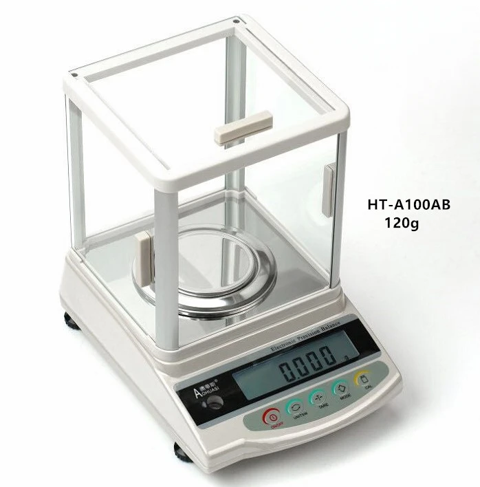 Electronic scales 0.01 precision commercial 0.001 precision 500 grams of gold said high precision.