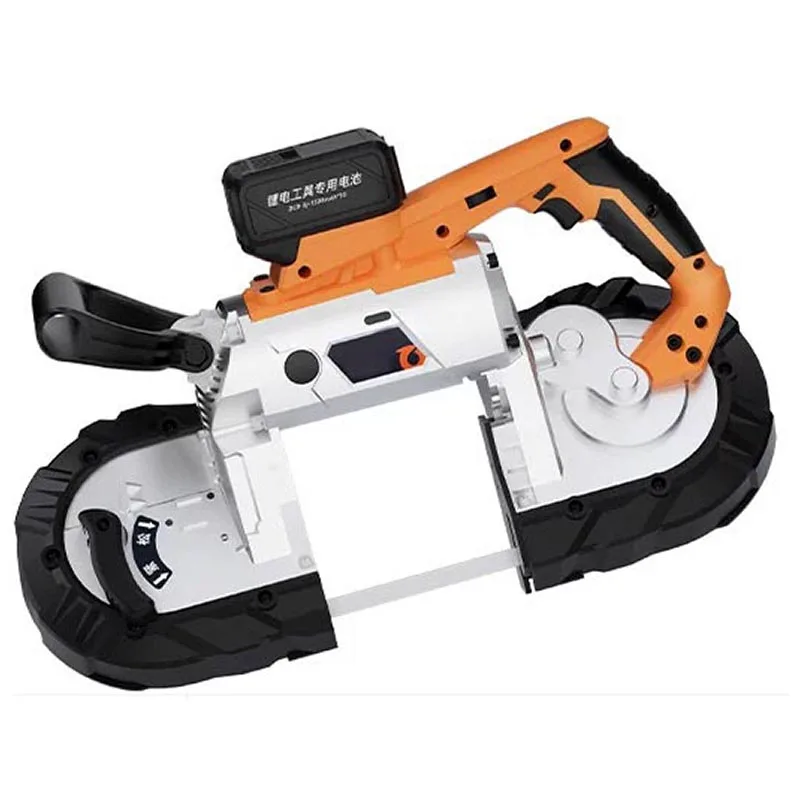 

Portable BandSaw Metal Cutting Saw Spark Free Band Saw Rechargeable Cordless Variable Speed ​​Handheld Cutter for Metal Wood