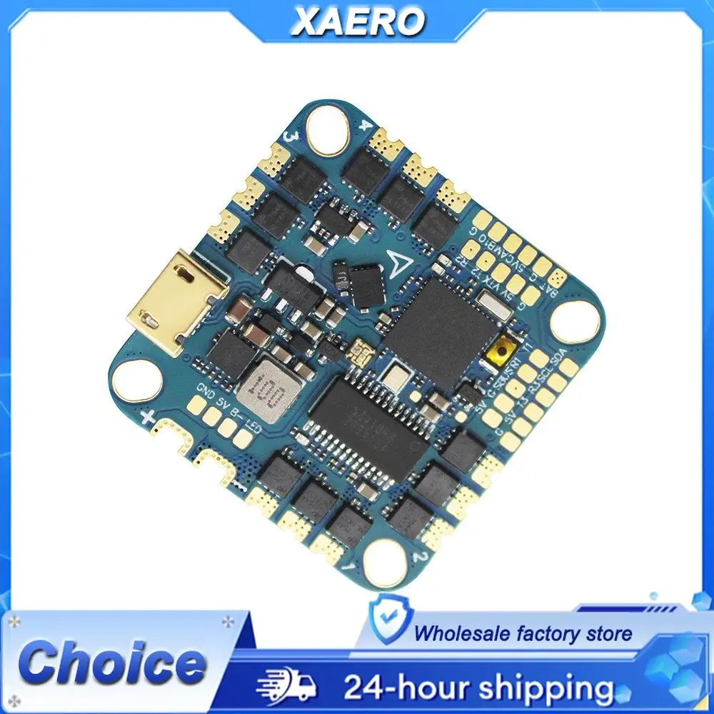 

HAKRC 40A AIO F411 26mm Flight Controller - All-in-One with Blackbox for Tiny Whoop & Toothpick FPV Racing Drones