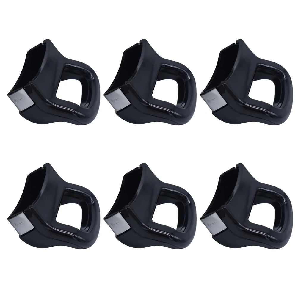 

6 Pcs Pot Handles Anti Scalding Black Induction Steamer Universal Kitchen Gadget Replacement Cooker Ears Long Use