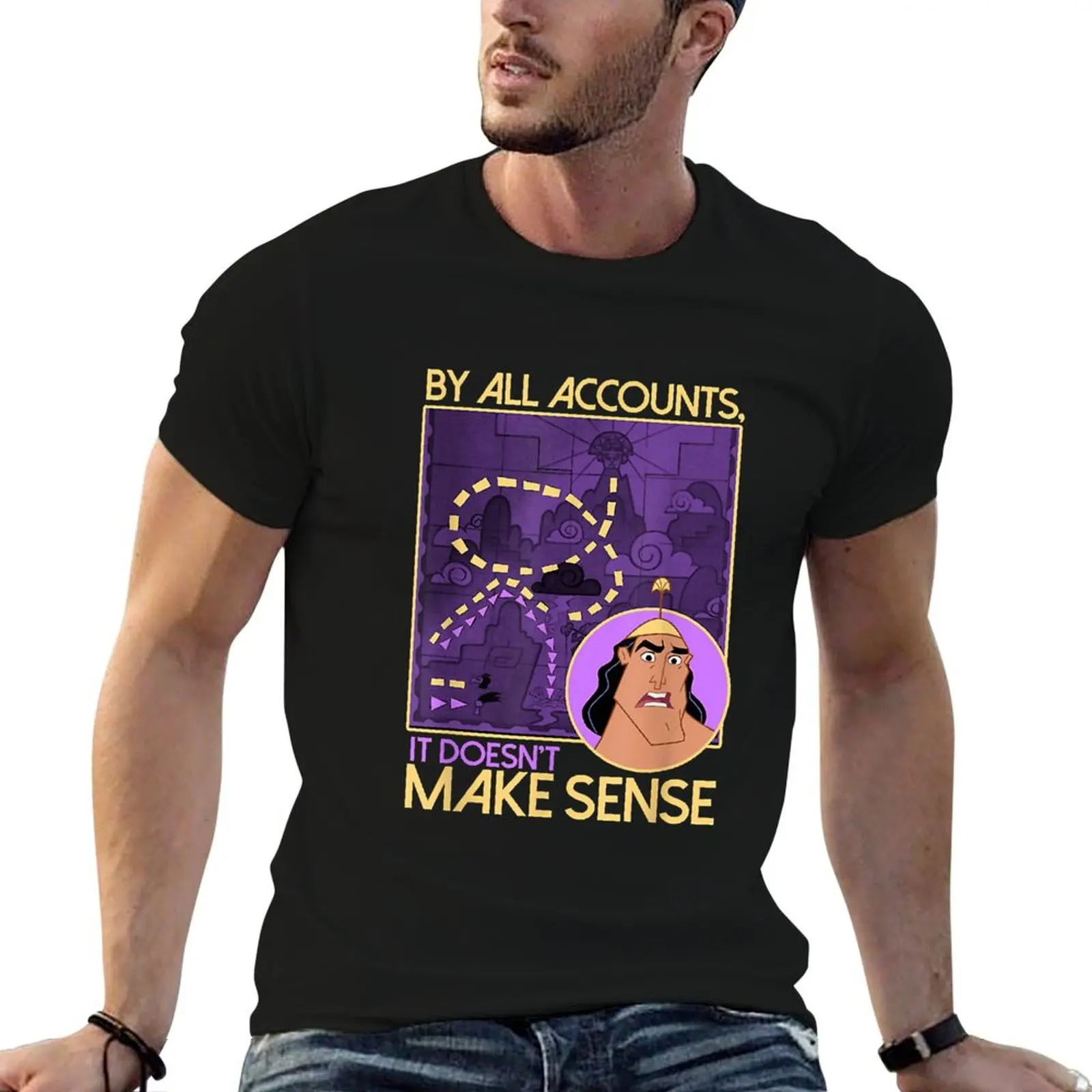

Emperor_s New Groove Kronk Doesn_t Make Sense T-Shirt t shirts for man graphic vintage t shirts with prints T-Shirt