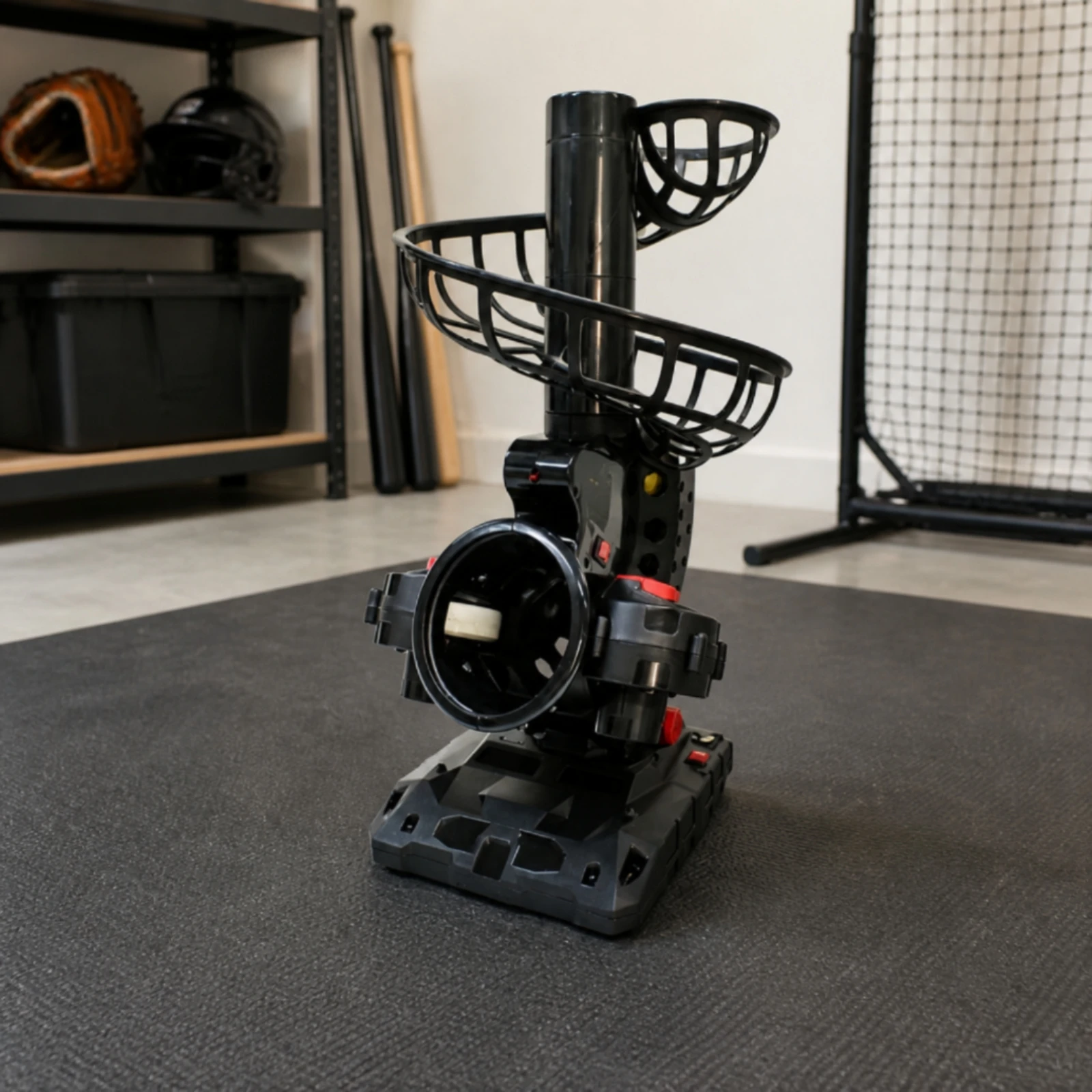Solo Batting Practice Machine Stable Adjustable Baseball Thrower Training Equipment Consistent for Backyard