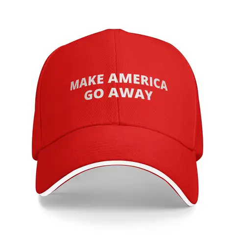 Make America Go Away MAGA Adjustable Hat Summer Sunscreen Baseball Caps Men's Women's  Hip Hop Baseball Cap Casual Outdoor Hats