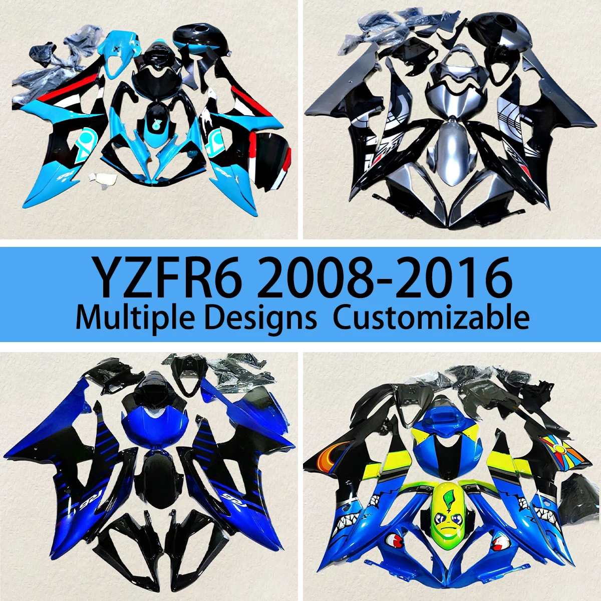 

YZFR6 2008 2009 2010 2011 2012 2013 2014 2015 2016 Hot Style Fairings for YAMAHA YZF R6 Motorcycle Accessories Fairing Kit