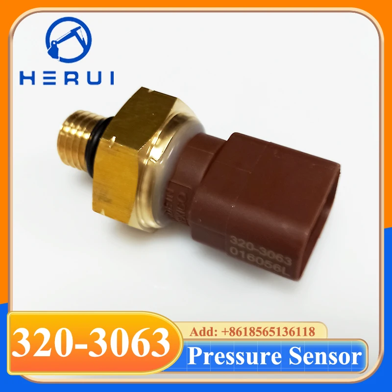 320-3063 Pressure Sensor Switch For Engine C4.4 C7.1 C9.3 C15 Oil Fuel Pressure Sensor 3203063