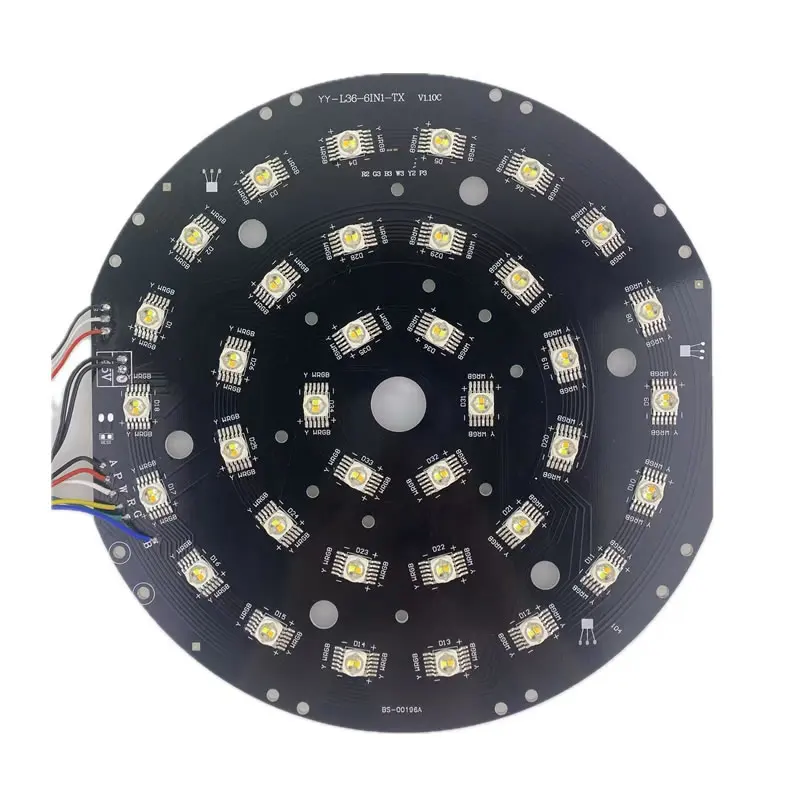 45V Zoom LED Wash 36x18w RGBWA UV 6in1 Moving Head Wash Light LED Panel