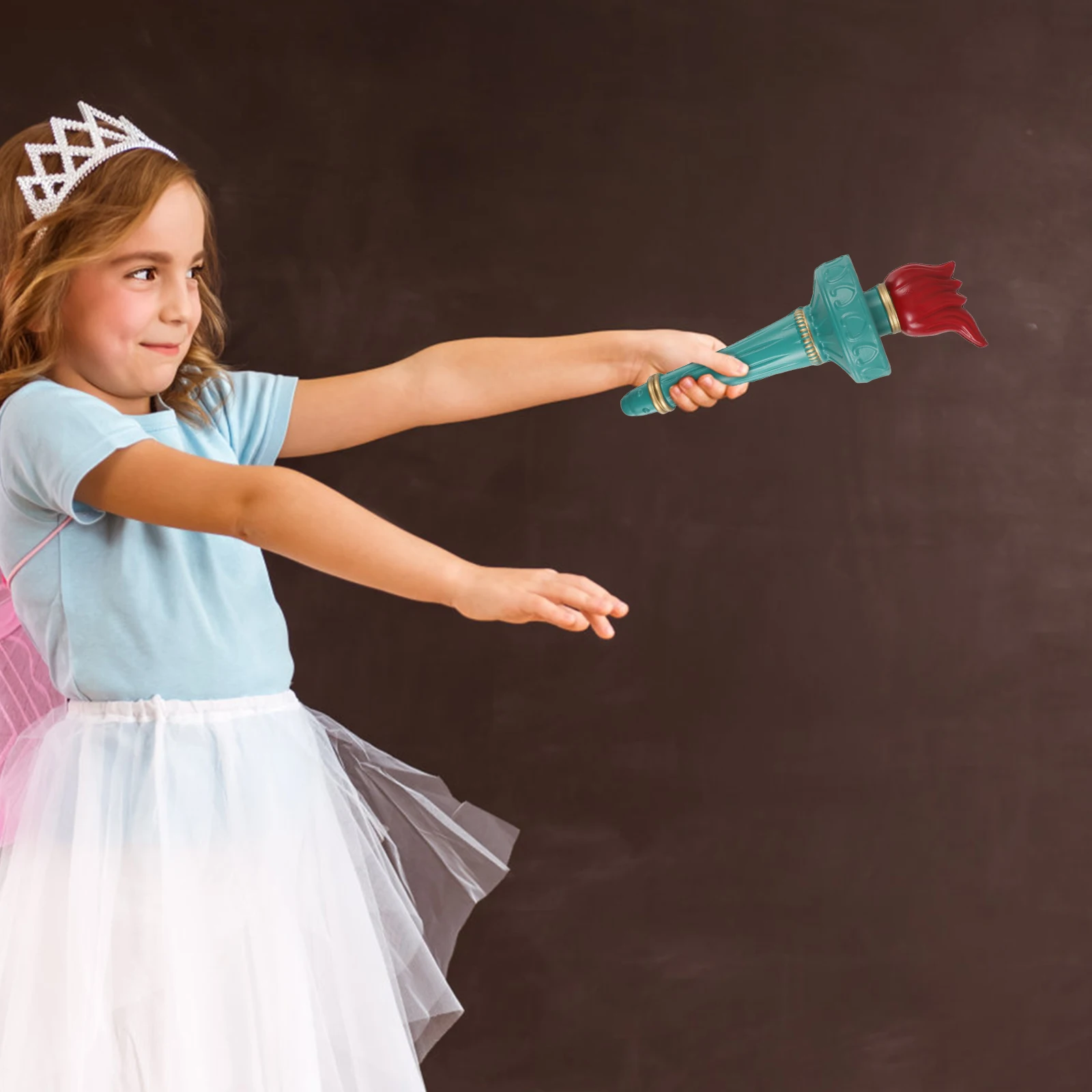 

Реалистичная статуя Свободы, костюм для вечеринки, декоративный портативный искусственный пламя, 4 июля, праздничная игра, патриотическая игра