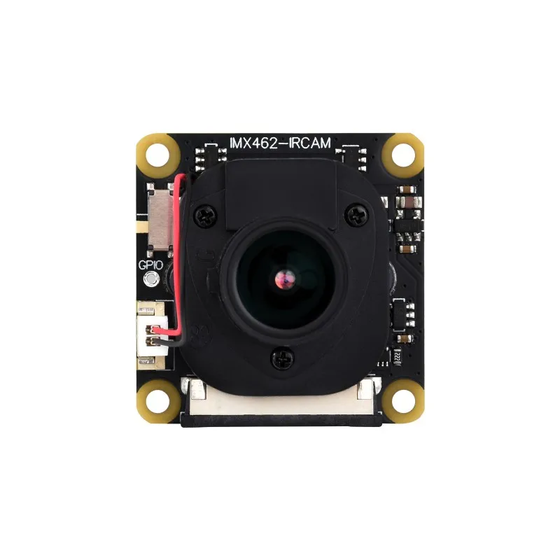 Waveshare IMX462 IRCAM,IMX462 2MP IR-CUT Camera,90° DFOV,Starlight Camera Sensor,Fixed-Focus,Compatible With Series Boards