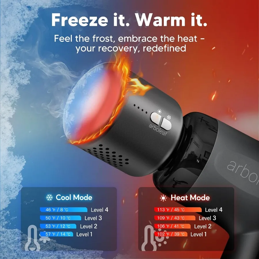 مسدس تدليك ثيرماكول صغير لتخفيف آلام الظهر: علاج قرع ساخن وبارد مع تصميم ساخن للسفر كتلة محمولة هادئة #2