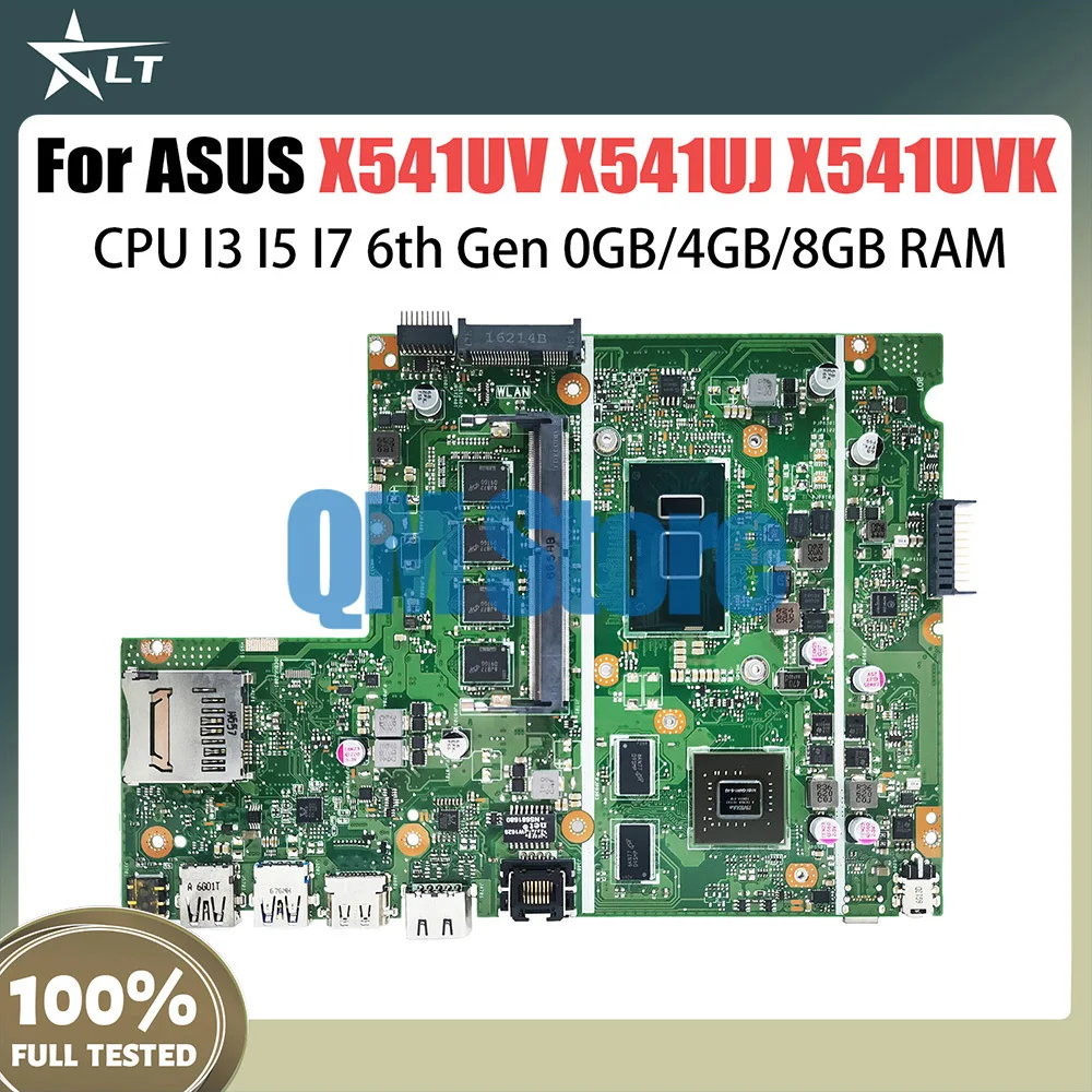 X541UV Laptop Motherboard For ASUS X541UJ X541UVK X541U F541U A541U Mainboard I3 I5 I7 CPU GT920M 4GB 8GB RAM