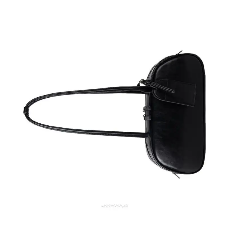 

X5XA Simple Armpit Bag for Women Large Capacity Shoulder Bag PU Leather Handbag
