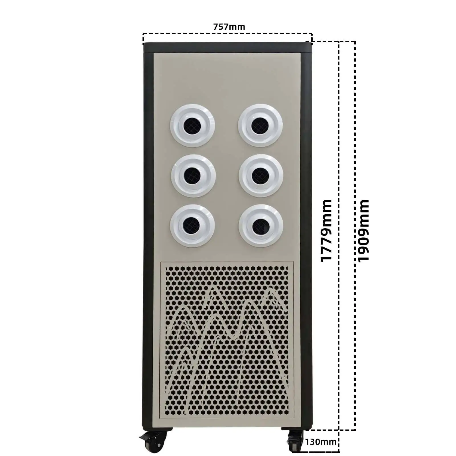Industrial Portable Air Cooler Heavy Duty for Factory & Warehouse Cooling Large Airflow R-410A Digital Floor Standing
