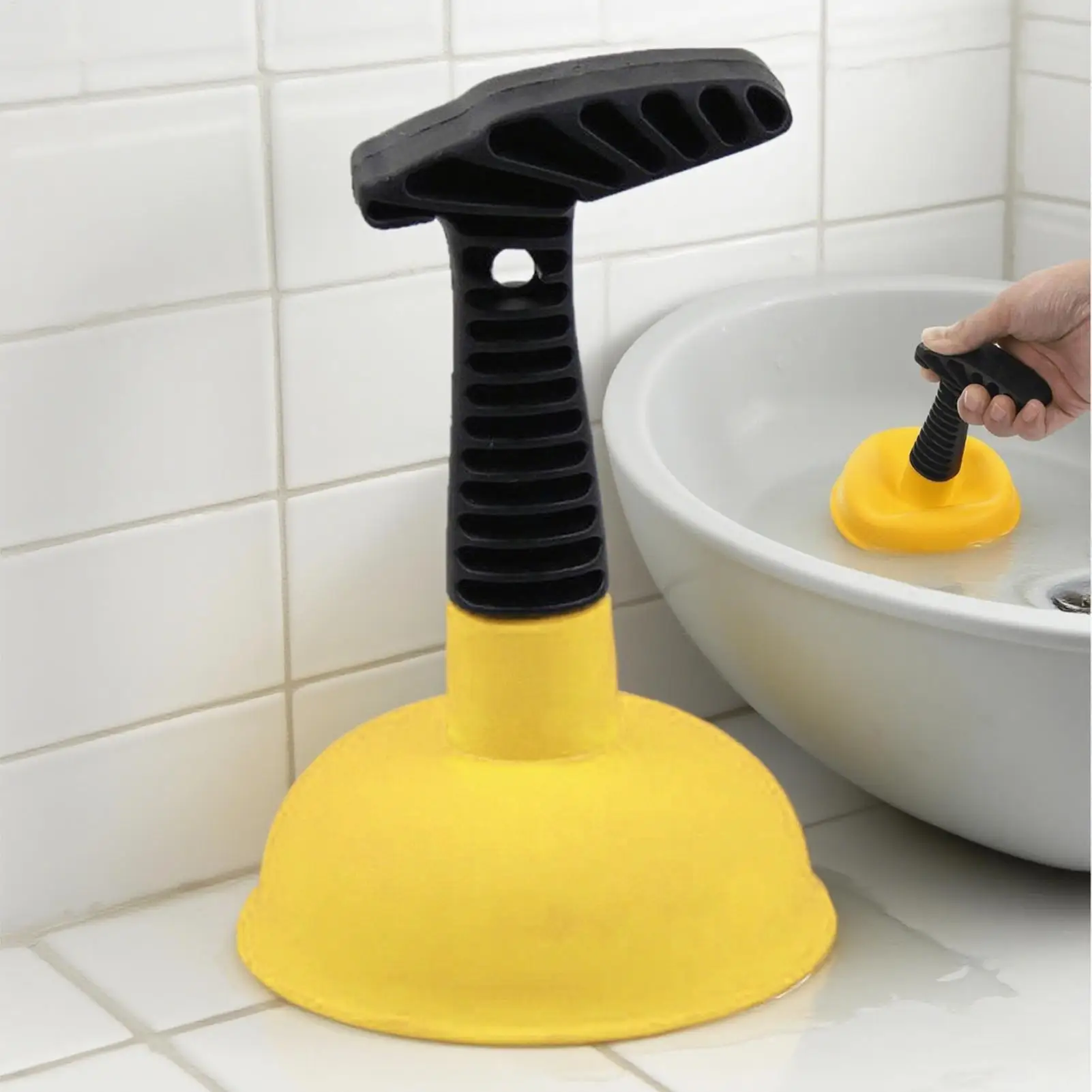 Duschkolben, verstopfungssicher, langsame Abflüsse, blockierender, robuster, leistungsstarker Kolben für Duschen, Badezimmer, Küchen, Toiletten, Waschbecken