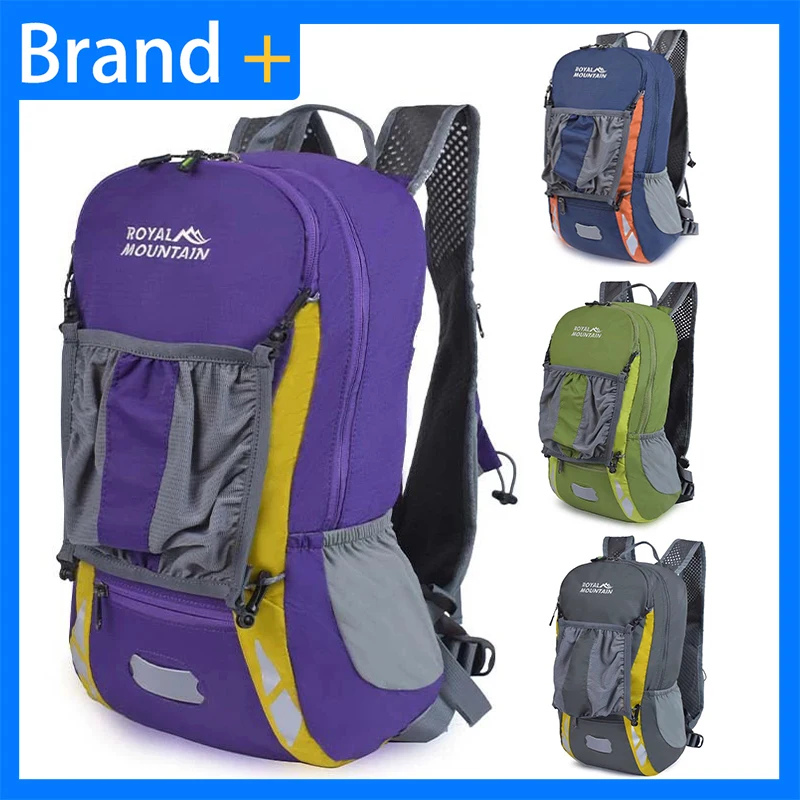 

Hiking Bag Convenient Zipper Road Bike Hydration Backpack High Quality Nylon Outdoor Camping Leisure Layered Travel Rucksack