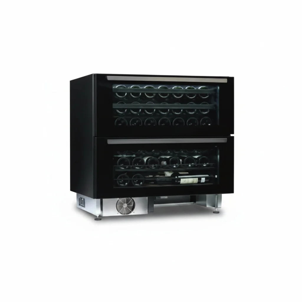 

WR185 Wine Cooler, 31.3 x 22.24 x 32.28 in Wine Refrigerator, Compressor Beverage Cooler, Air Cooling Hotel Fridge
