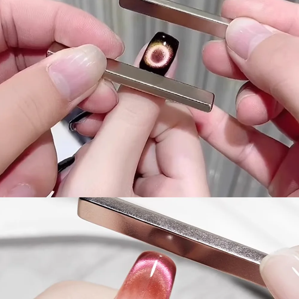 1/2Pcs Nail Art Magnetic Stick 3D Strong CatEye Magnet Strip French Line Strip Multi-Function Magnet Rod DIY Manicure Salon Tool