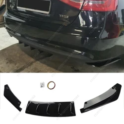 For AUDI A4 B8 8K Rear Bumper Diffuser Side Splitter A4 B8 TFSI TDI 2008-2011 Pre-Facelift Rear Bumper Diffuser Bodykits Tuning