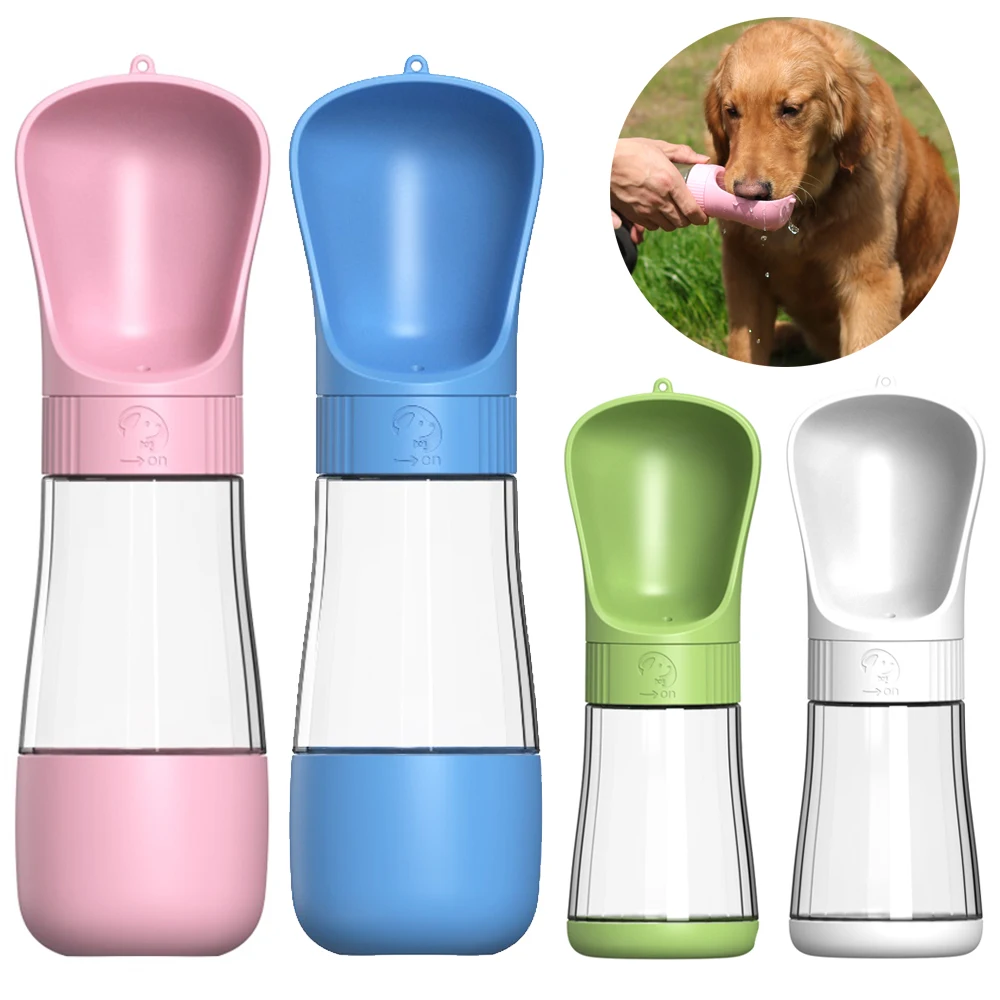 Portable Large Dog Water Bottle With Food Outdoor Travel Walking Drinking Bowl Feeder Pug Golden Labrador Retriever Pet Supplies