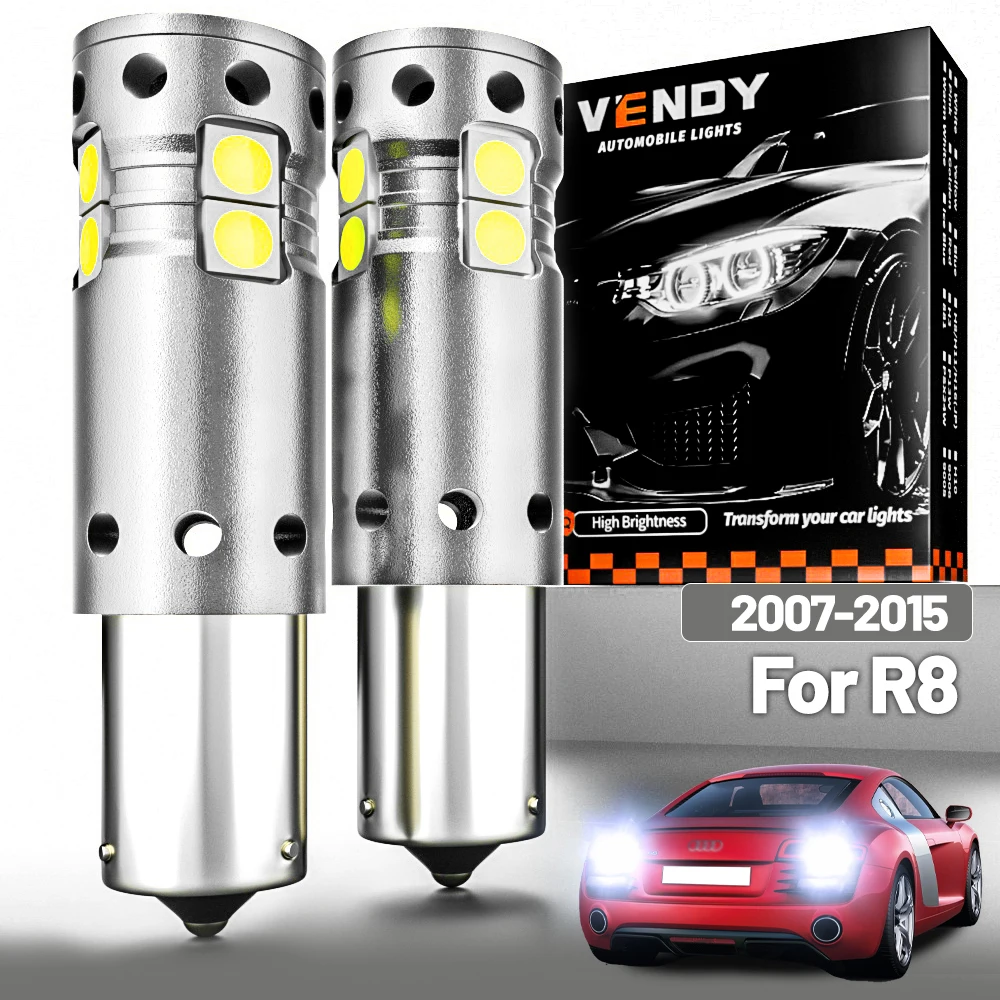 2 stücke LED Reverse Licht Für Audi R8 2007-2015 Backup Lampe 2008 2009 2010 2011 2012 2013 2014 canbus Zubehör