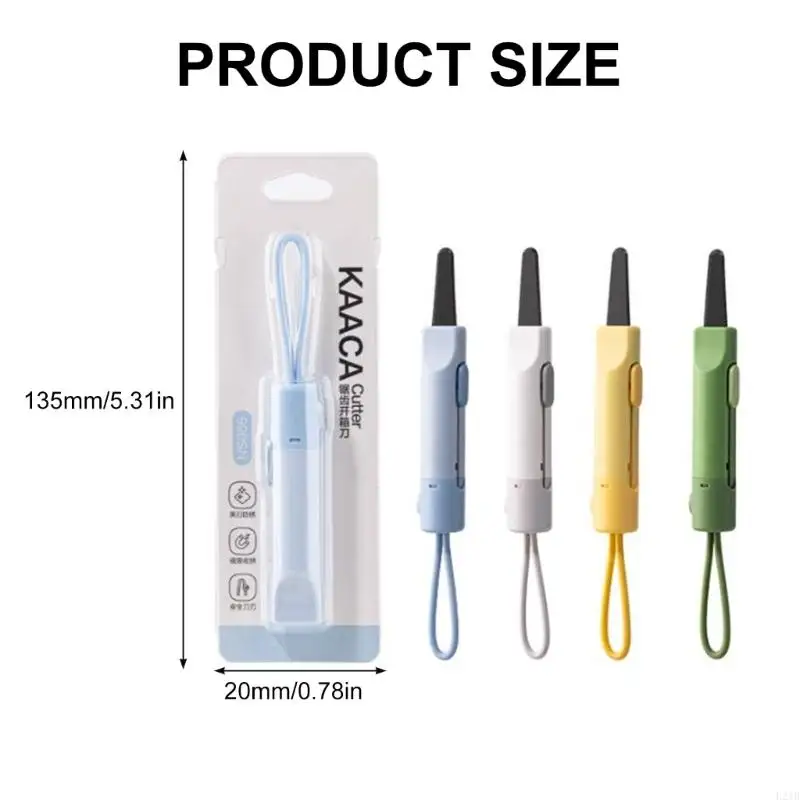 2025 New Box Opener Retractable Box Cutter Utility Paper Cutter Package Opener