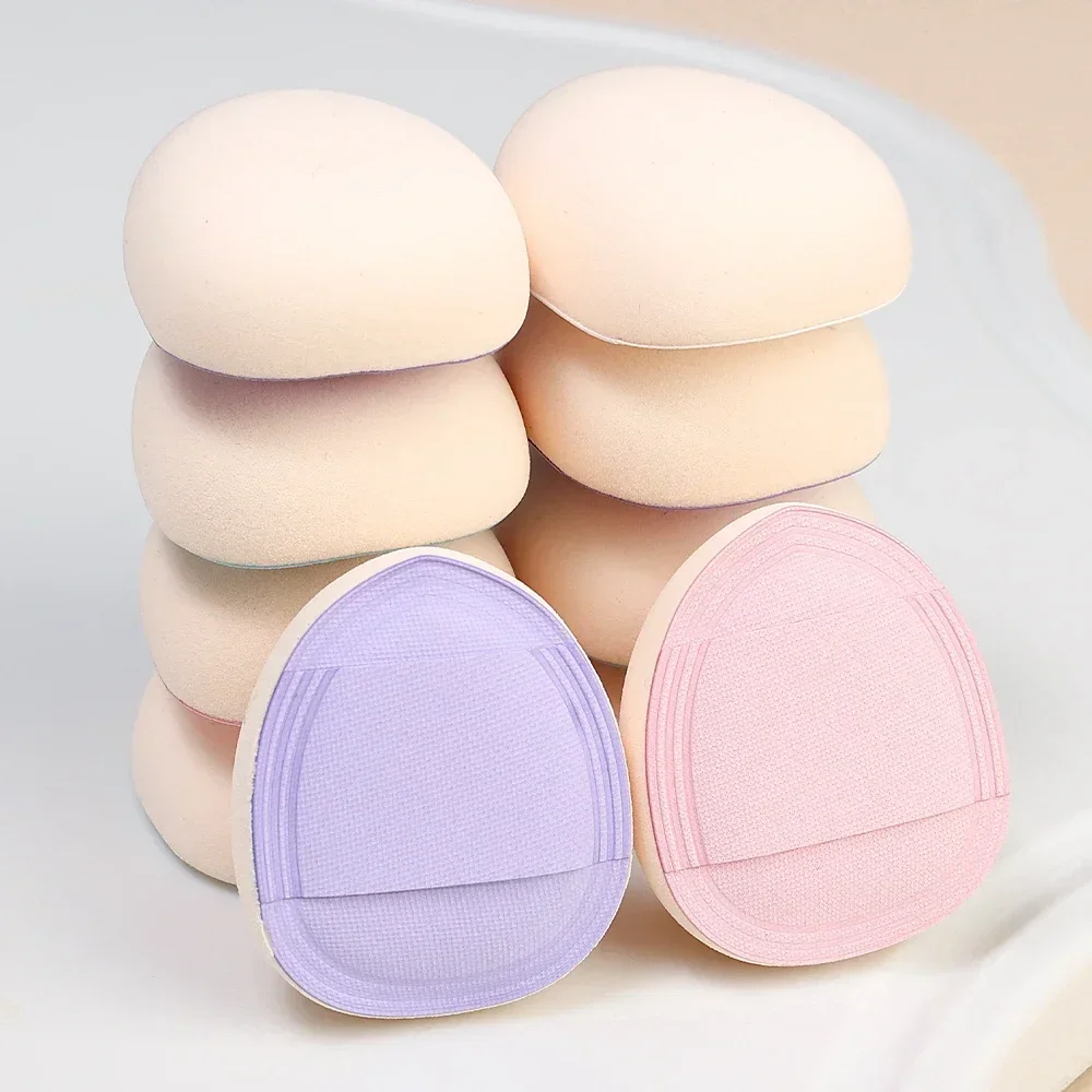 Mini pó de dedo para uso seco e molhado, cor aleatória, detalhes faciais, almofada de ar, corretivo, blush, maquiagem, cosméticos, ferramentas de beleza