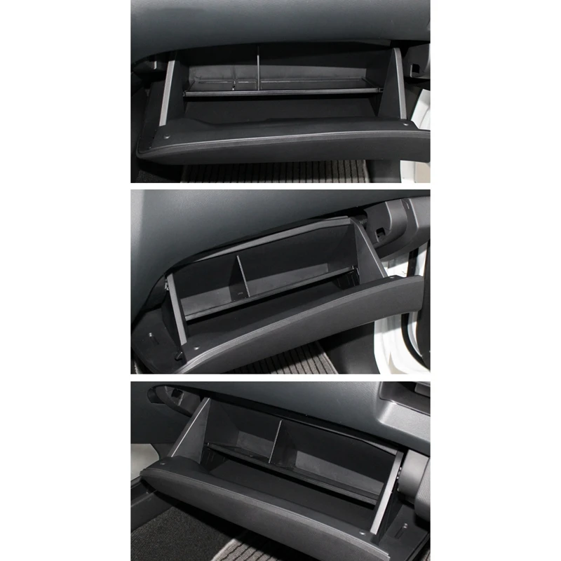 Glove Box Organizer Insert Sorting Partition Tidying Storage Box For Nissan Navara NP300 D23 2015-2019