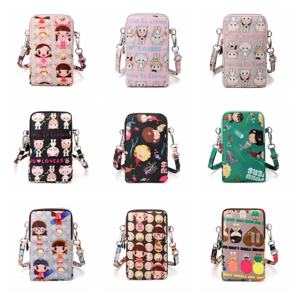 Armband Cartoon Mobile Phone Bags Single Shoulder Wrist Pack Women\'s Small Bag Crossbody Portable Mobile Phone Wrist Bag