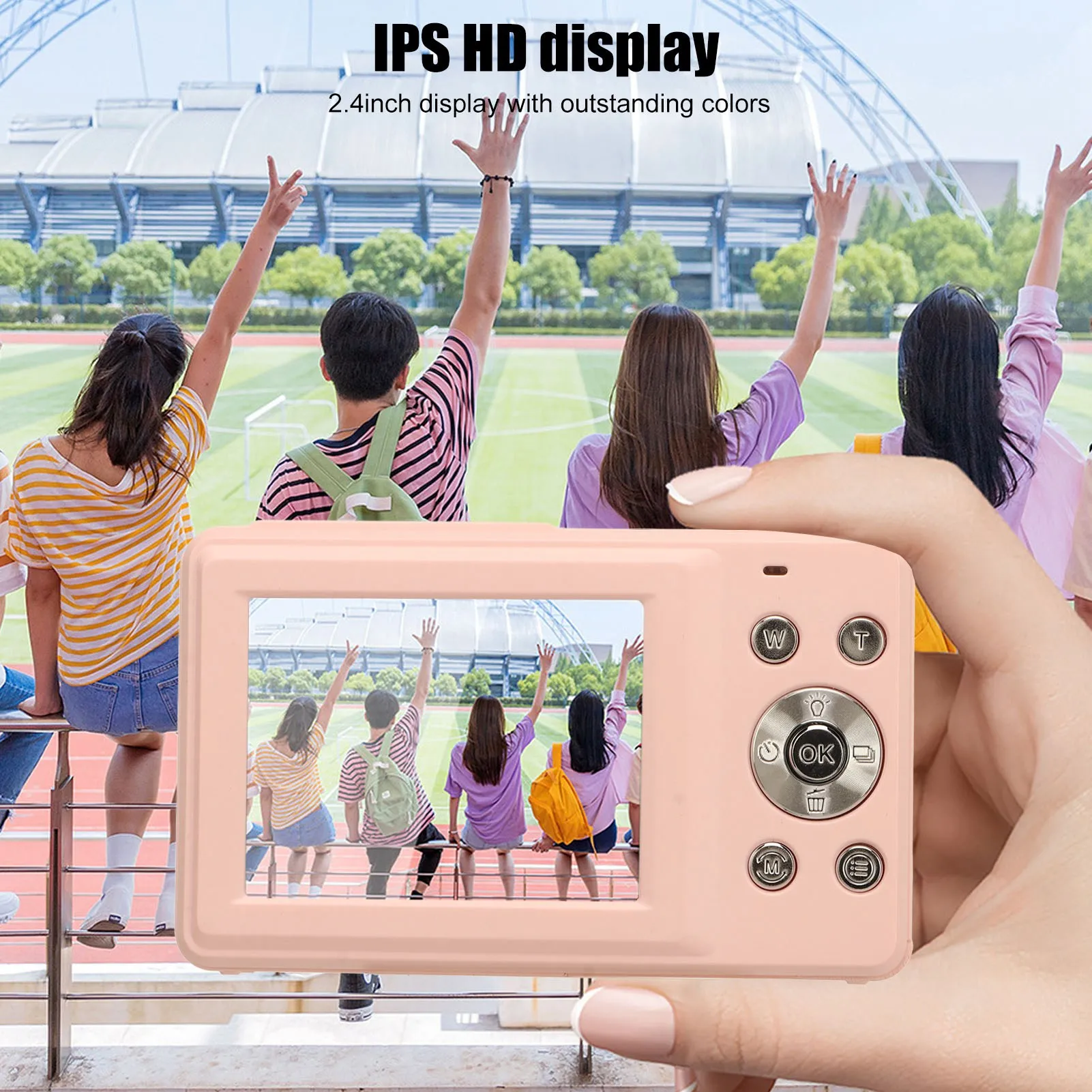 

Цифровая камера HD 1080P 44M 16-кратный зум Автофокус 2,4-дюймовый экран Портативная карманная цифровая камера Портативная цифровая камера