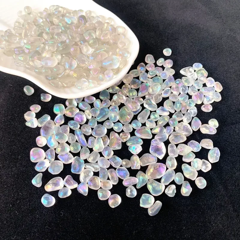 2Oz/4Oz Natural Angel Halo Quartz, Home Decor, Interior Decor, Bathtub Decoration Stones, Potted Filler Stones, Wishing Bottles.