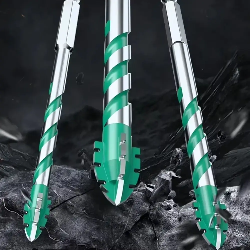 

2Pcs High Hardness Four-Edged Eccentric Drill Bits Precision Drilling Hole Opener High-Speed Dry Drilling Bits Multi-function